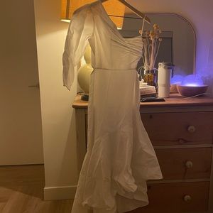Anthropologie One Shoulder Asymmetric Dress
